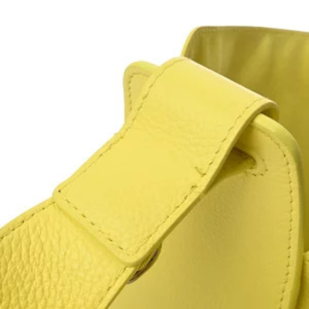 Balenciaga Tool North South Yellow Leather Handbag - Picture 4 of 9